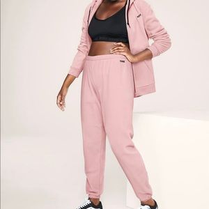COPY - VS PINK polar fleece classic pant and perfect full zip SET
